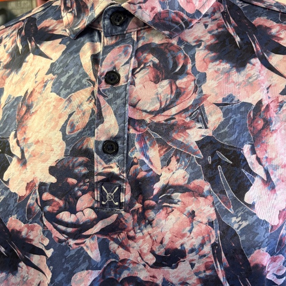 Beautiful mens XL (fits like a large) Construct golf polo - Picture 2 of 5